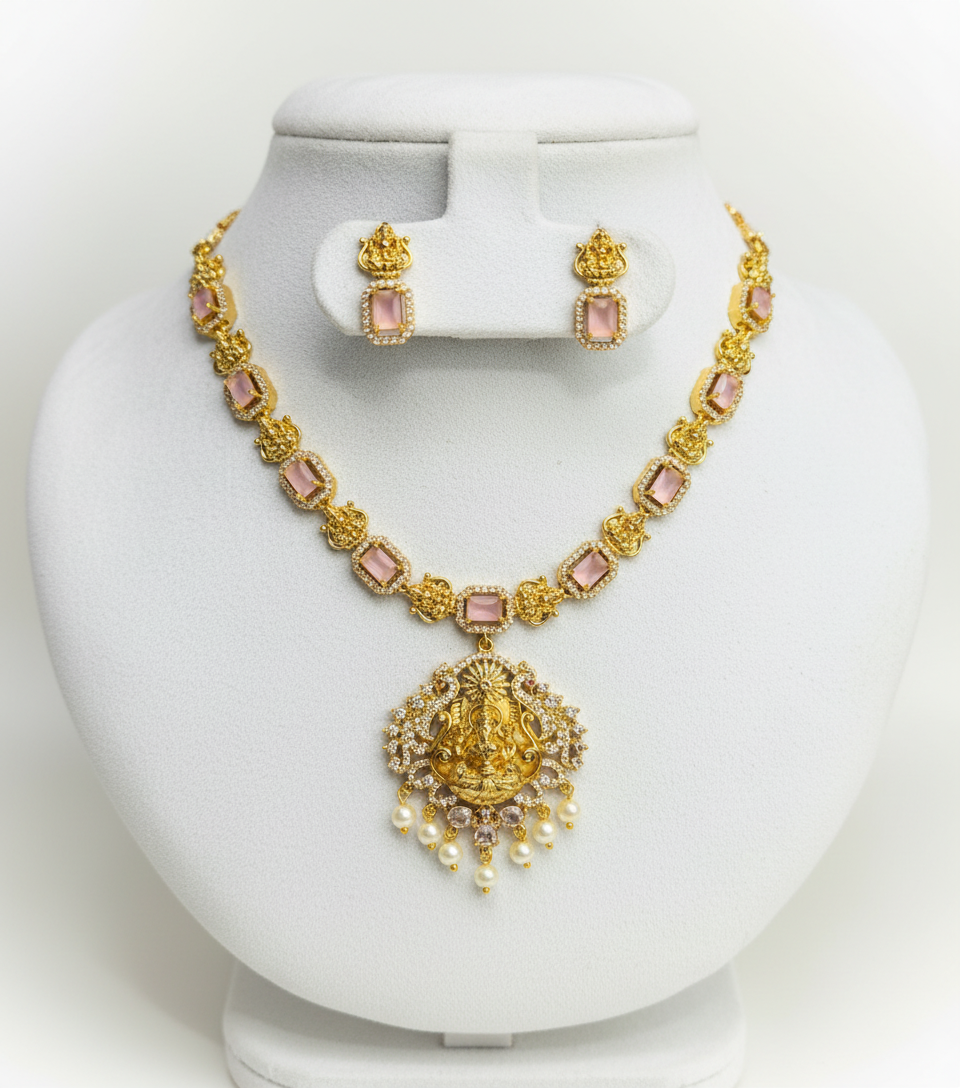 AD x Lakshmi Pendant
Necklace