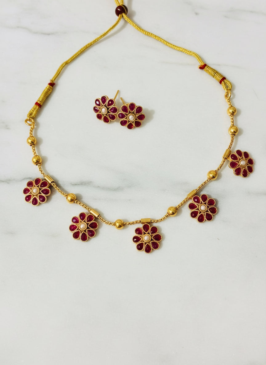 Classic Ruby Blossom Set