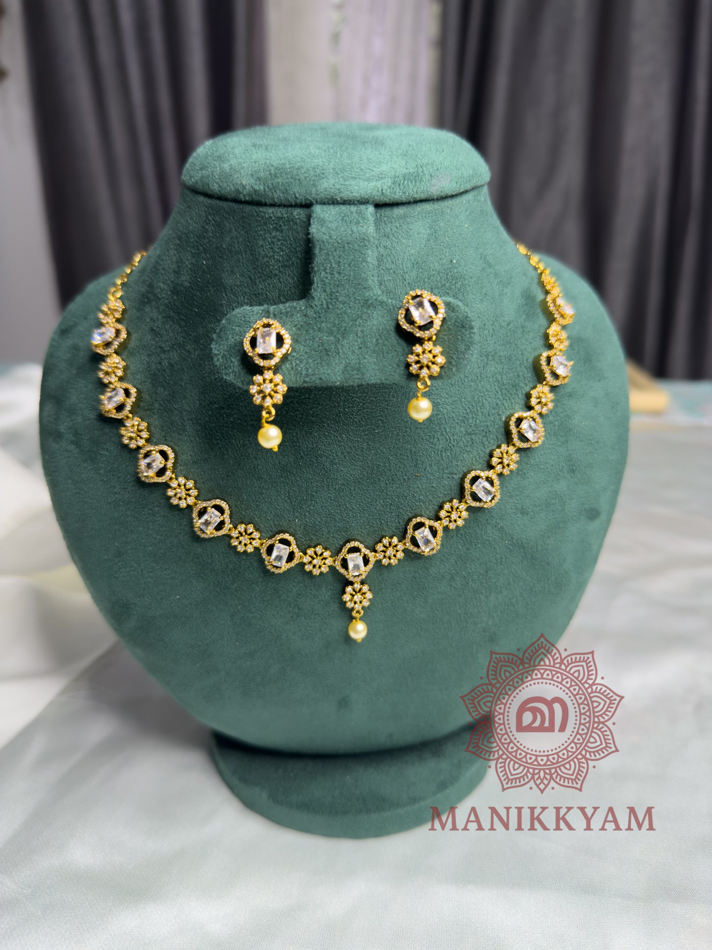 AD Stone Necklace
