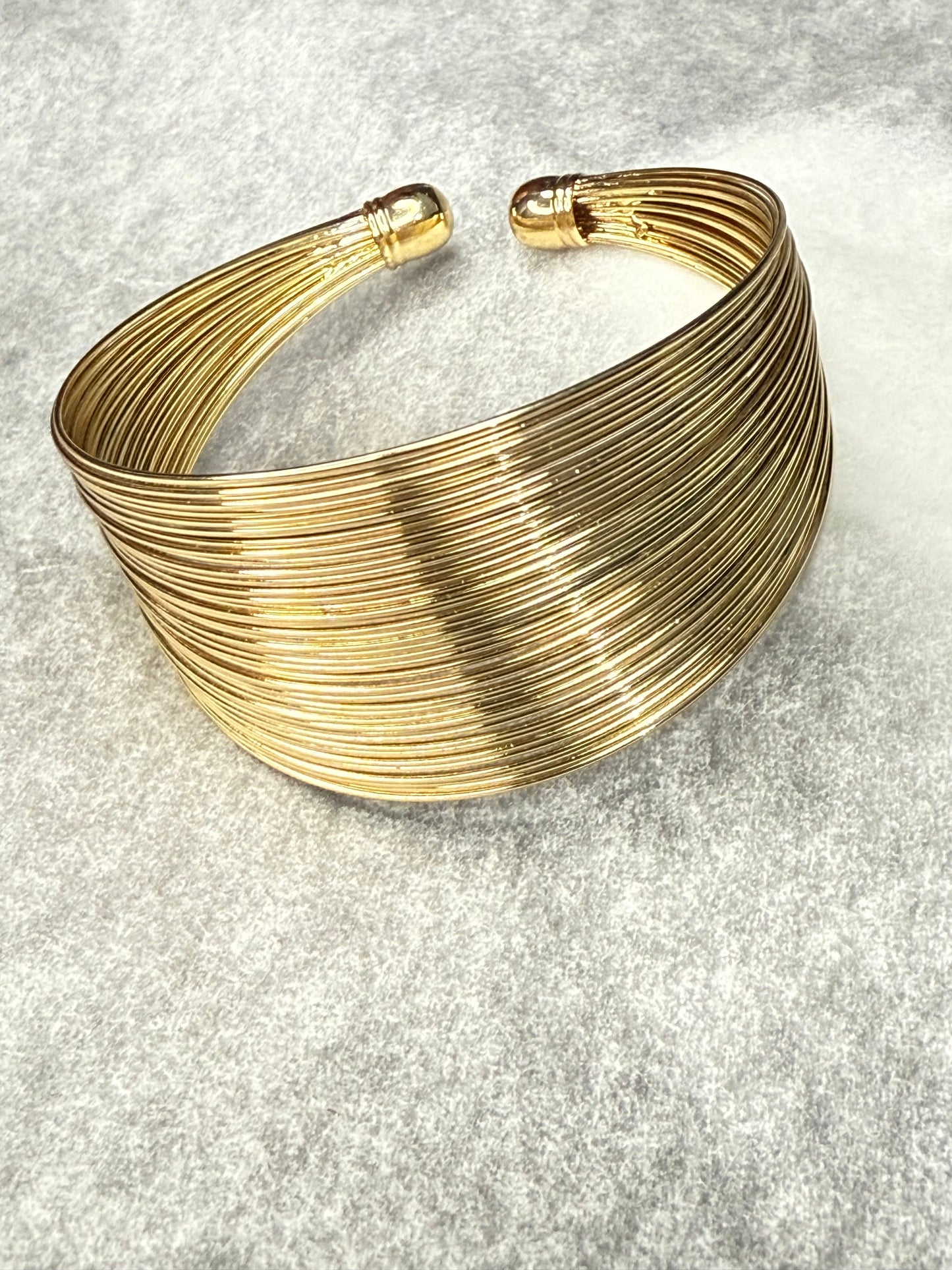 Stacked Elegance Hand Cuff