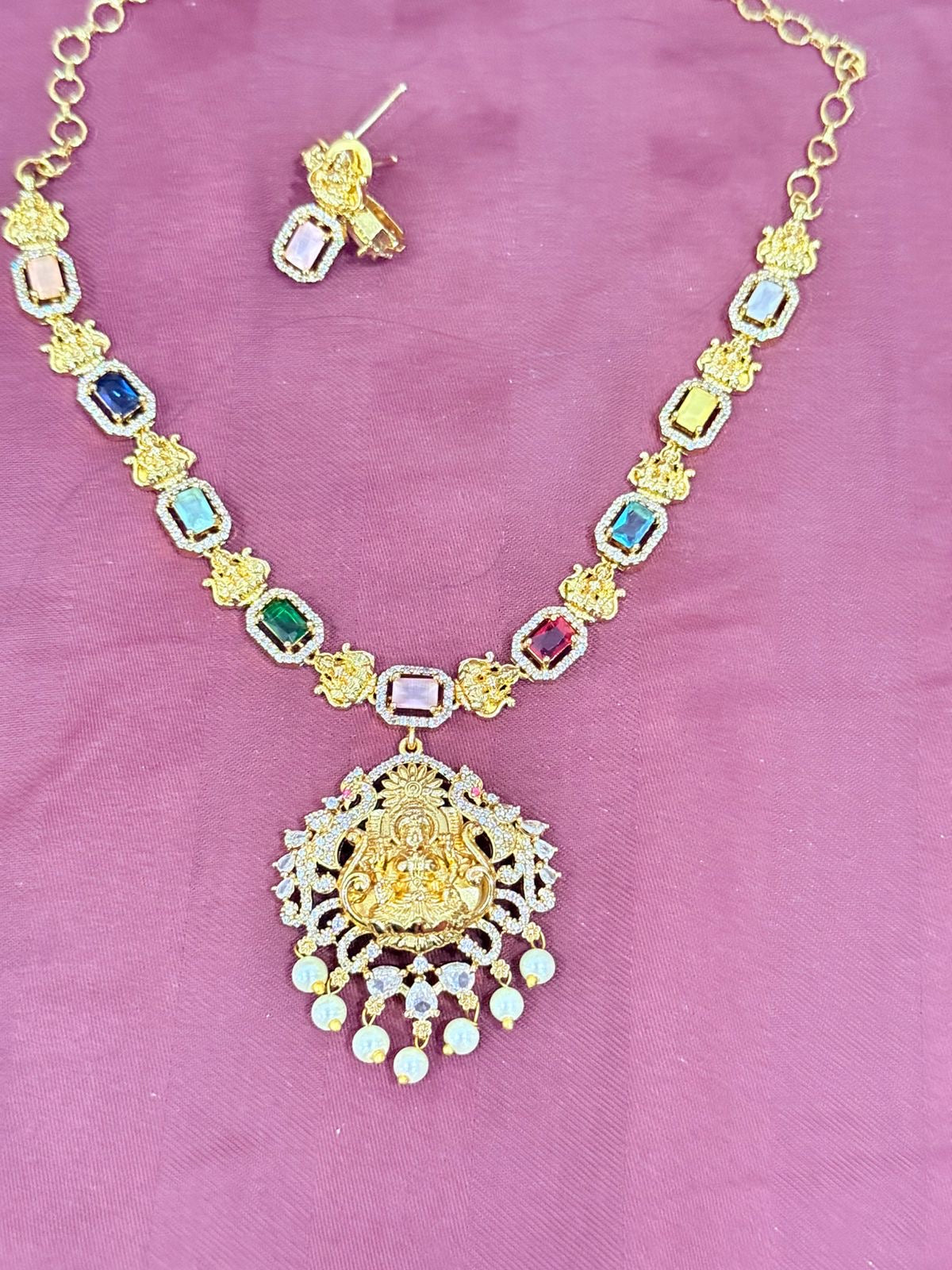 AD x Lakshmi Pendant
Necklace