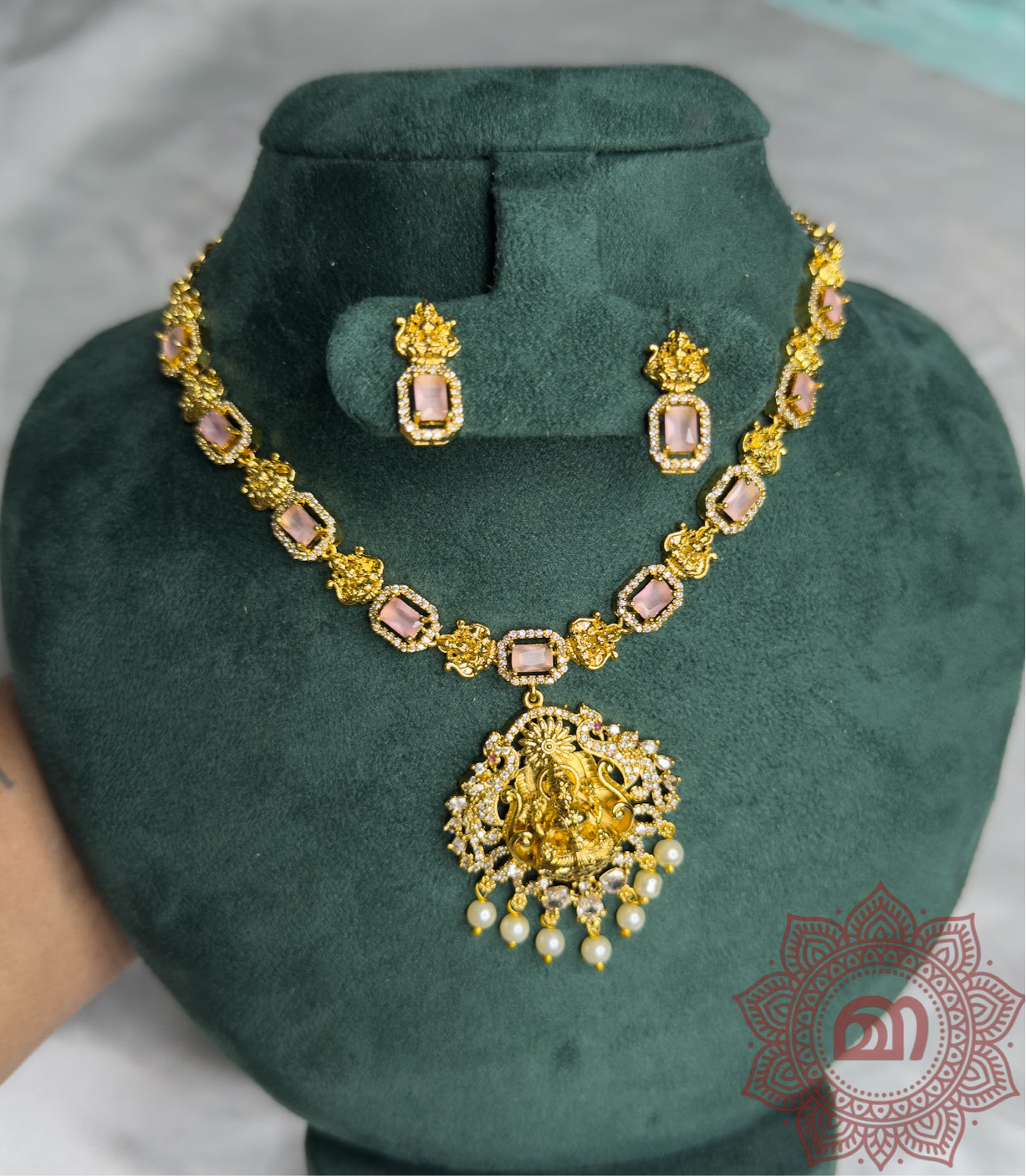 AD x Lakshmi Pendant
Necklace
