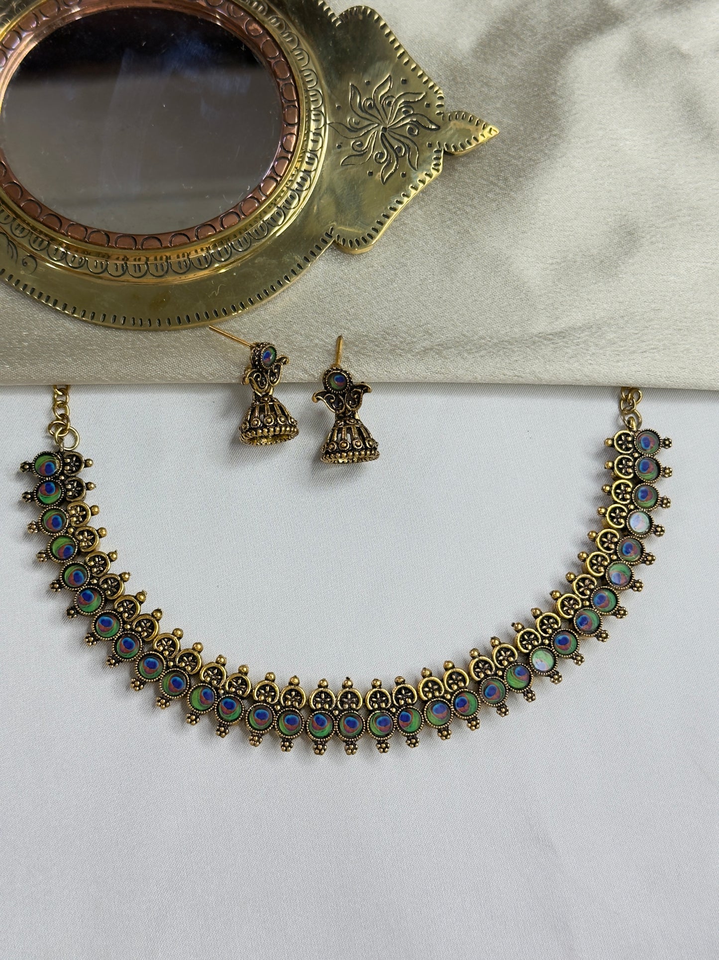 Peacock Design Necklace