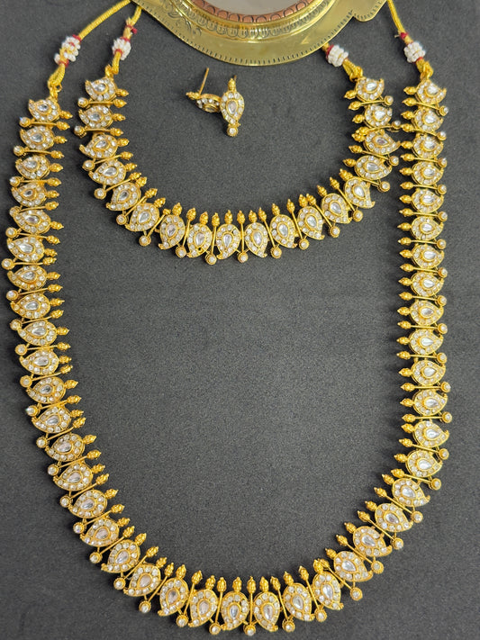 Mango motif close seting short &Long
Necklace