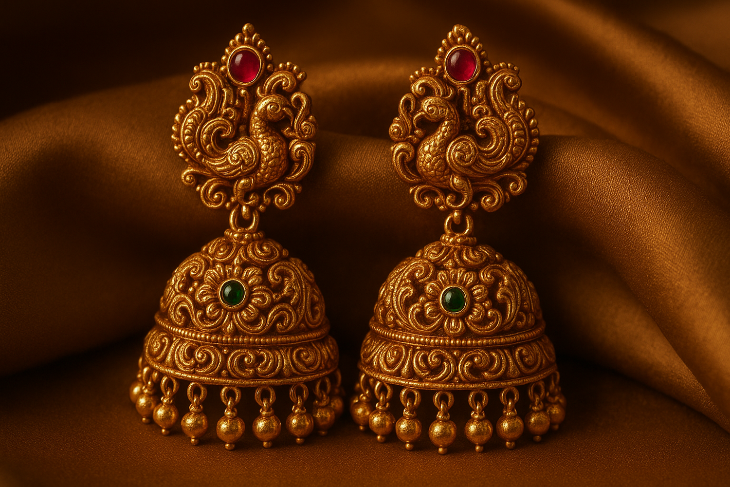 earings south indian traditional