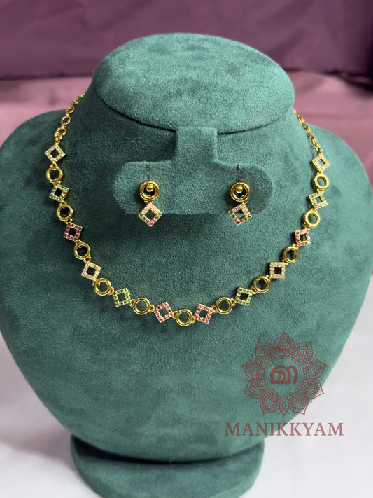Circle x Square AD Necklace