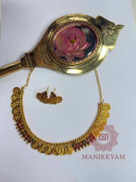 Lakshmi Coin necklace